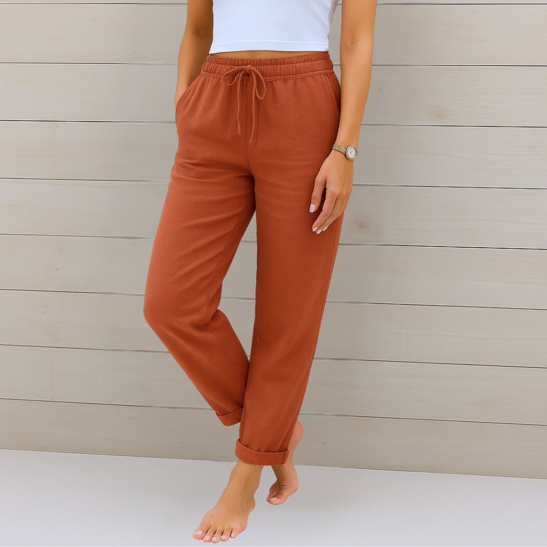 Nora | Pantaloni Casual Eleganti e Confortevoli
