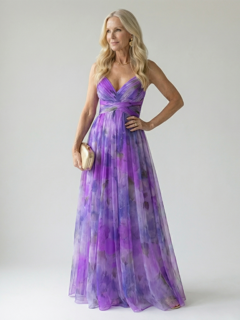 Isel | Abito Maxi Soft Wrap
