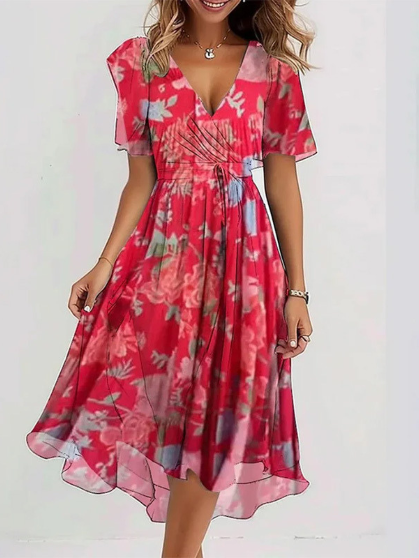 Matilda | Vestito Estivo Con Copertura Per Pancia