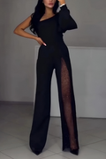 Ines - Tuta moderna a gambe larghe
