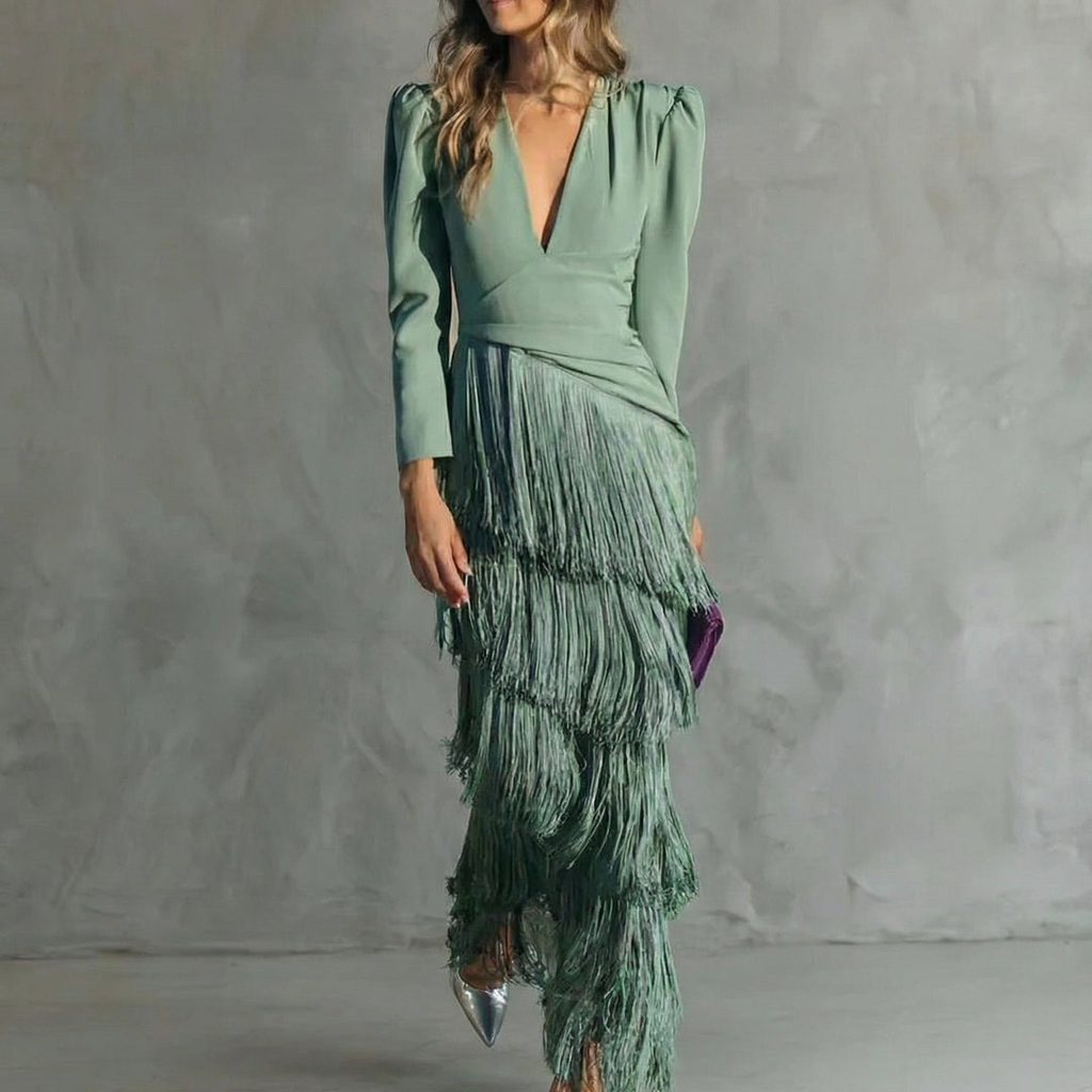 La Scintilla | Abito Elegante Frange Élise