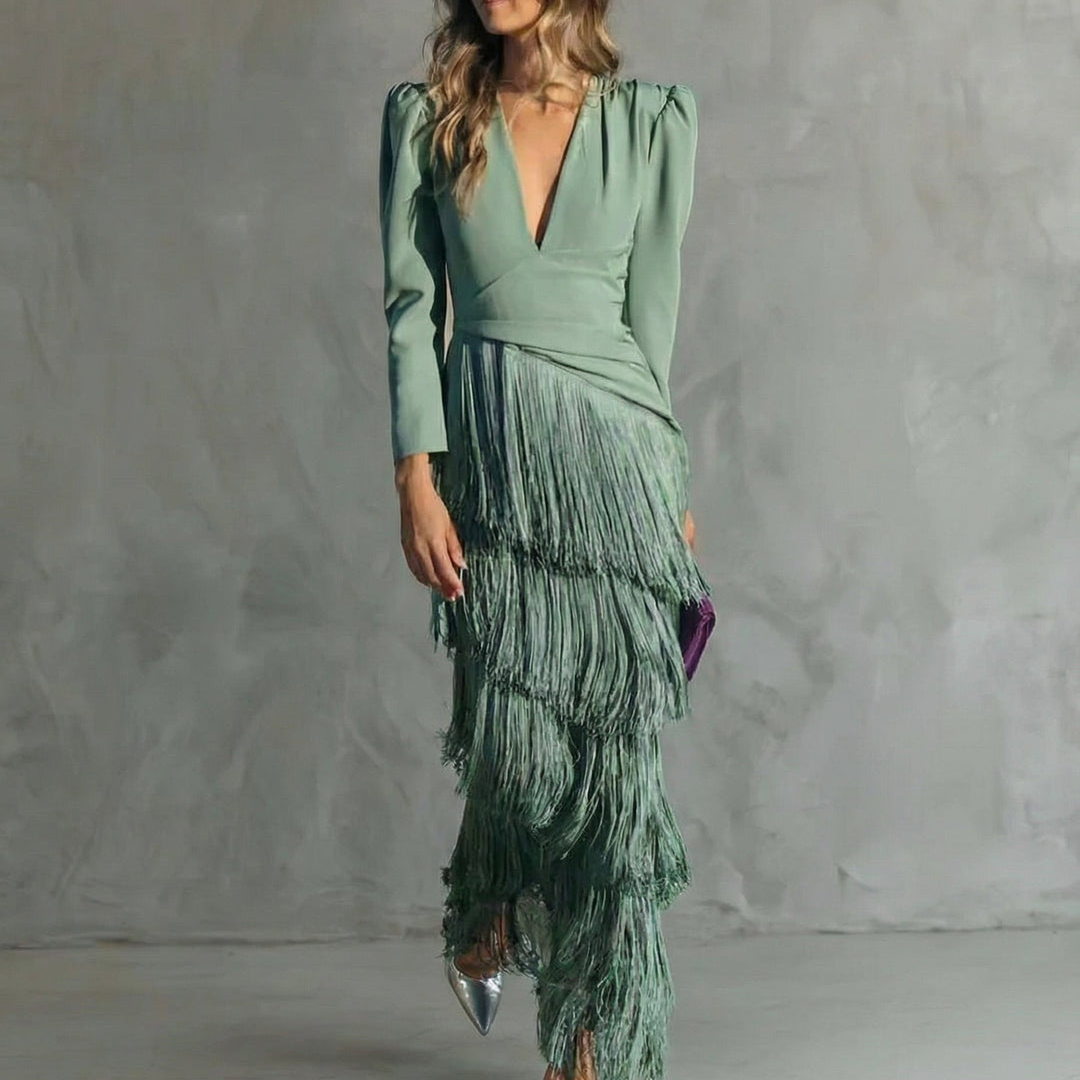 La Scintilla | Abito Elegante Frange Élise