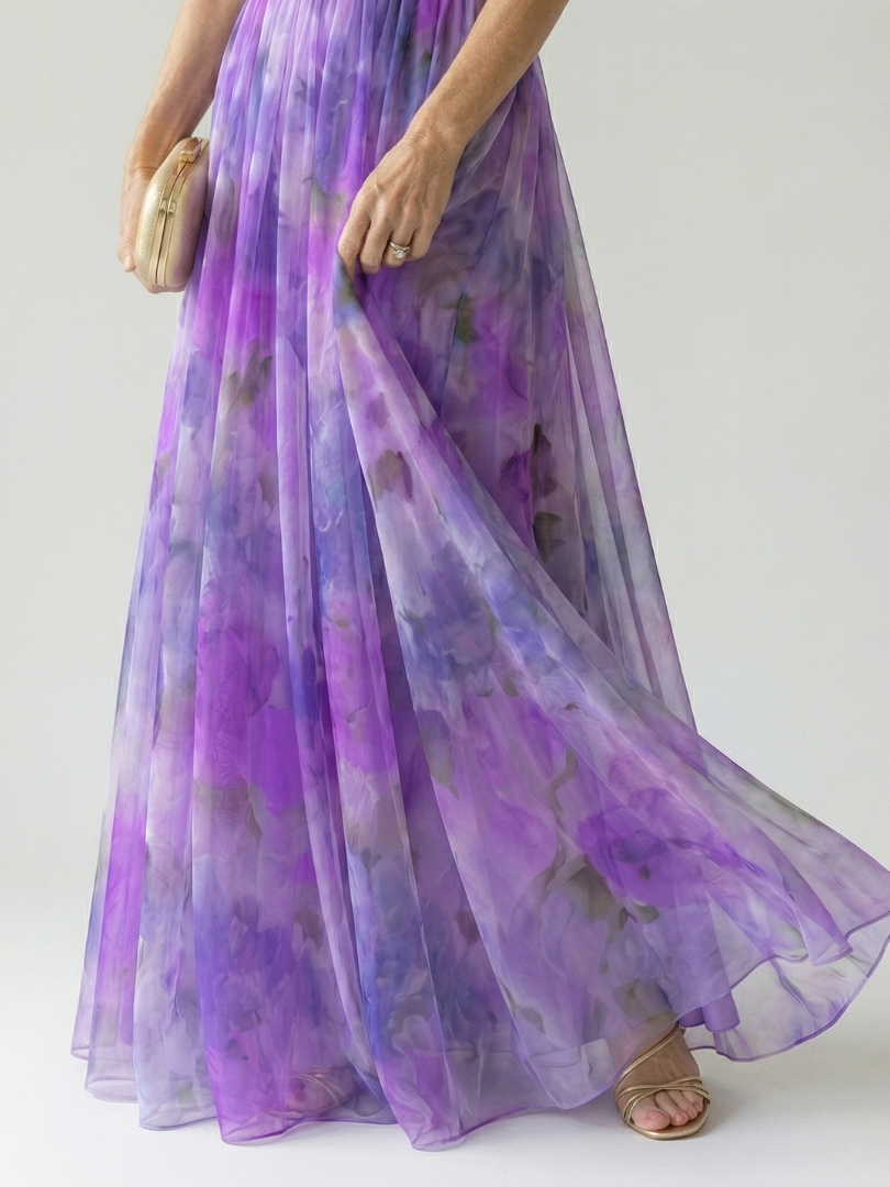 Isel | Abito Maxi Soft Wrap