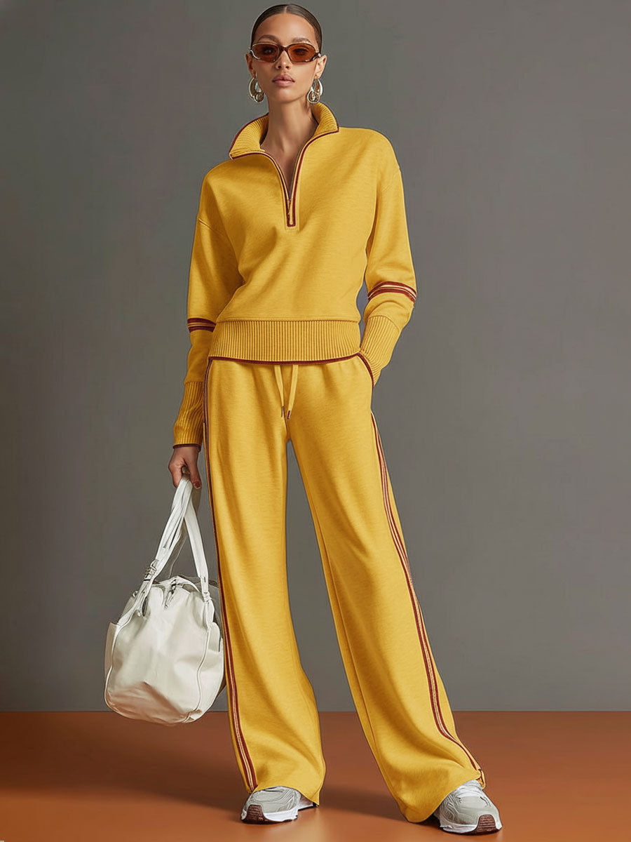Marietta – blusa e pantaloni a gamba larga