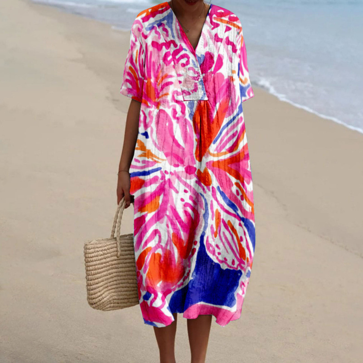 Amara™ | Vestido de Verano Tie-Dye Vivo