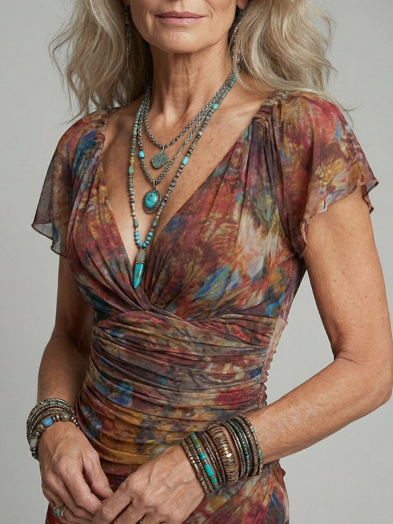 Aeris | Abito Midi Senza Maniche