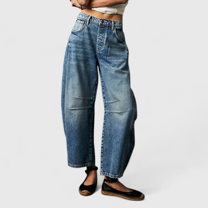 Pioggia | Pantaloni Comodi a Gamba Larga