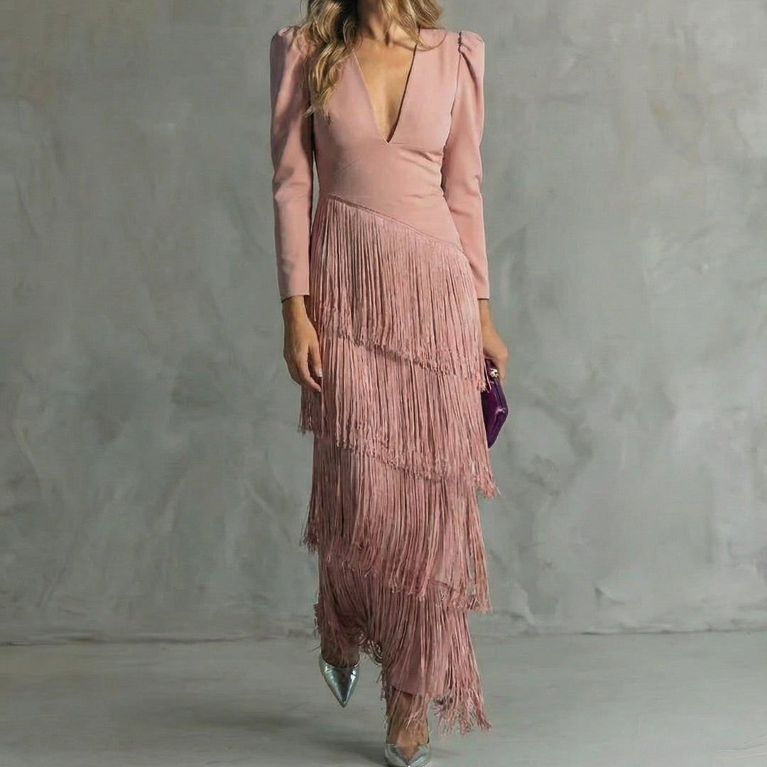 La Scintilla | Abito Elegante Frange Élise