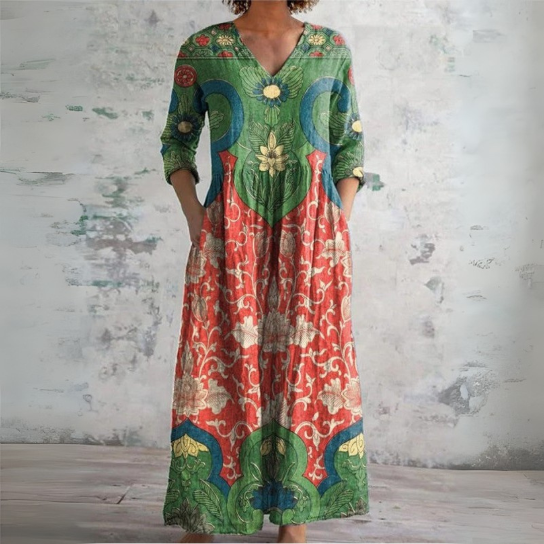 Judith | Vestito Maxi Floreale Vintage