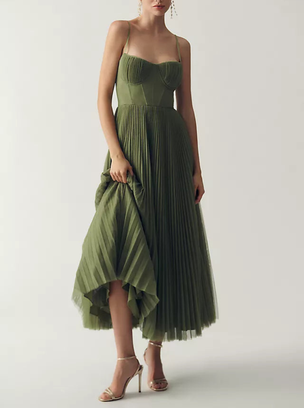 Natalia | Vestido de tul drapeado con elegancia
