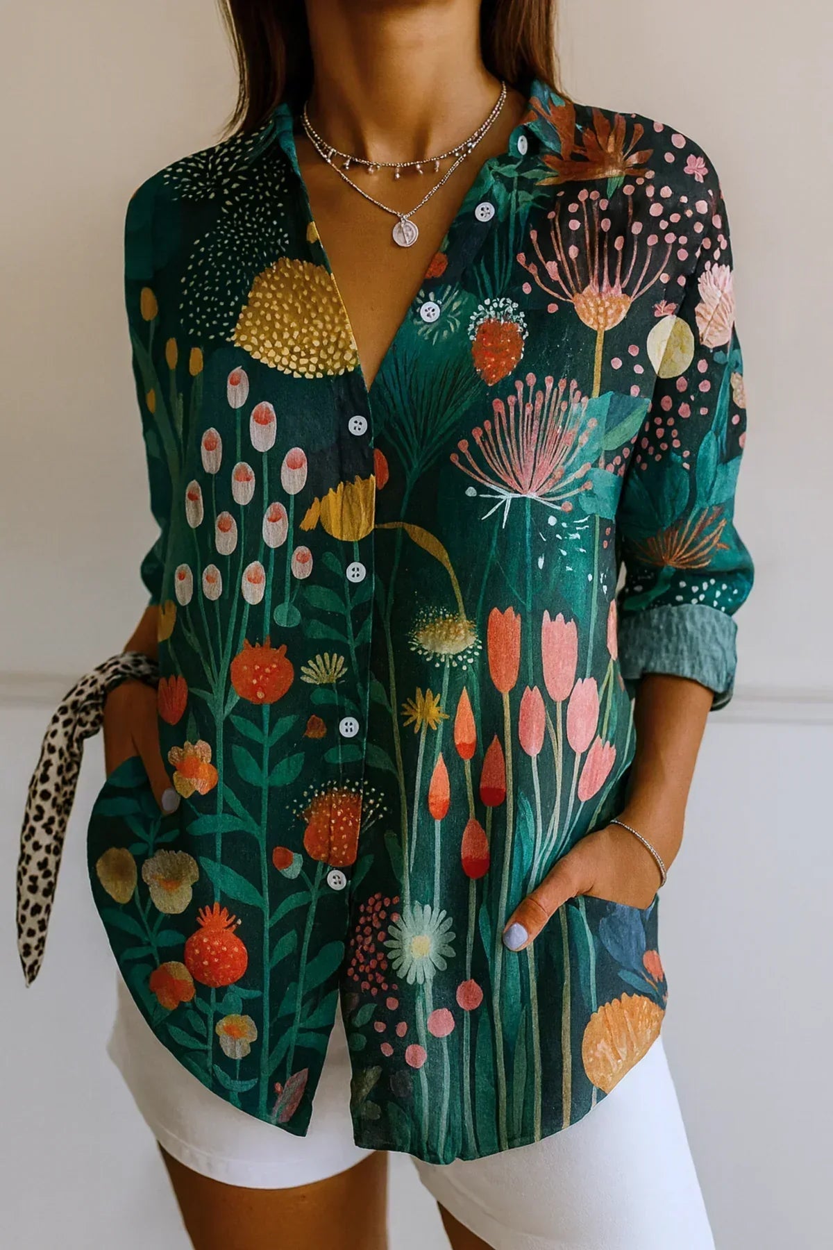 Astra | Blusa a Motivo Colorato