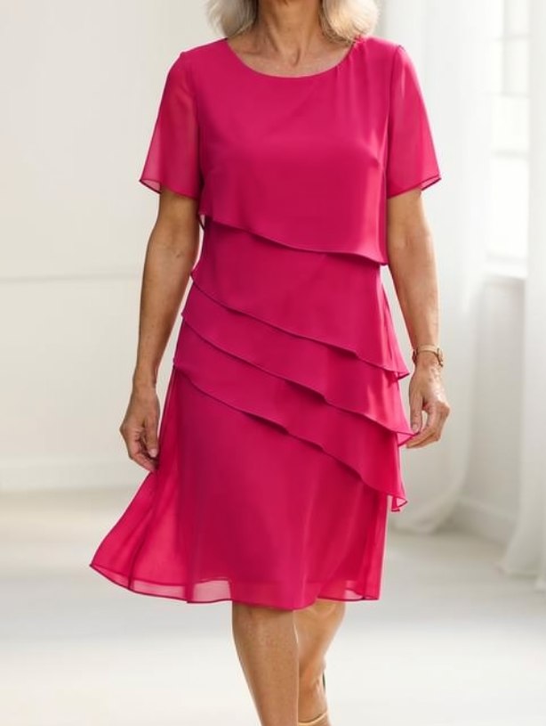Linda | Abito Elegante con Rouches