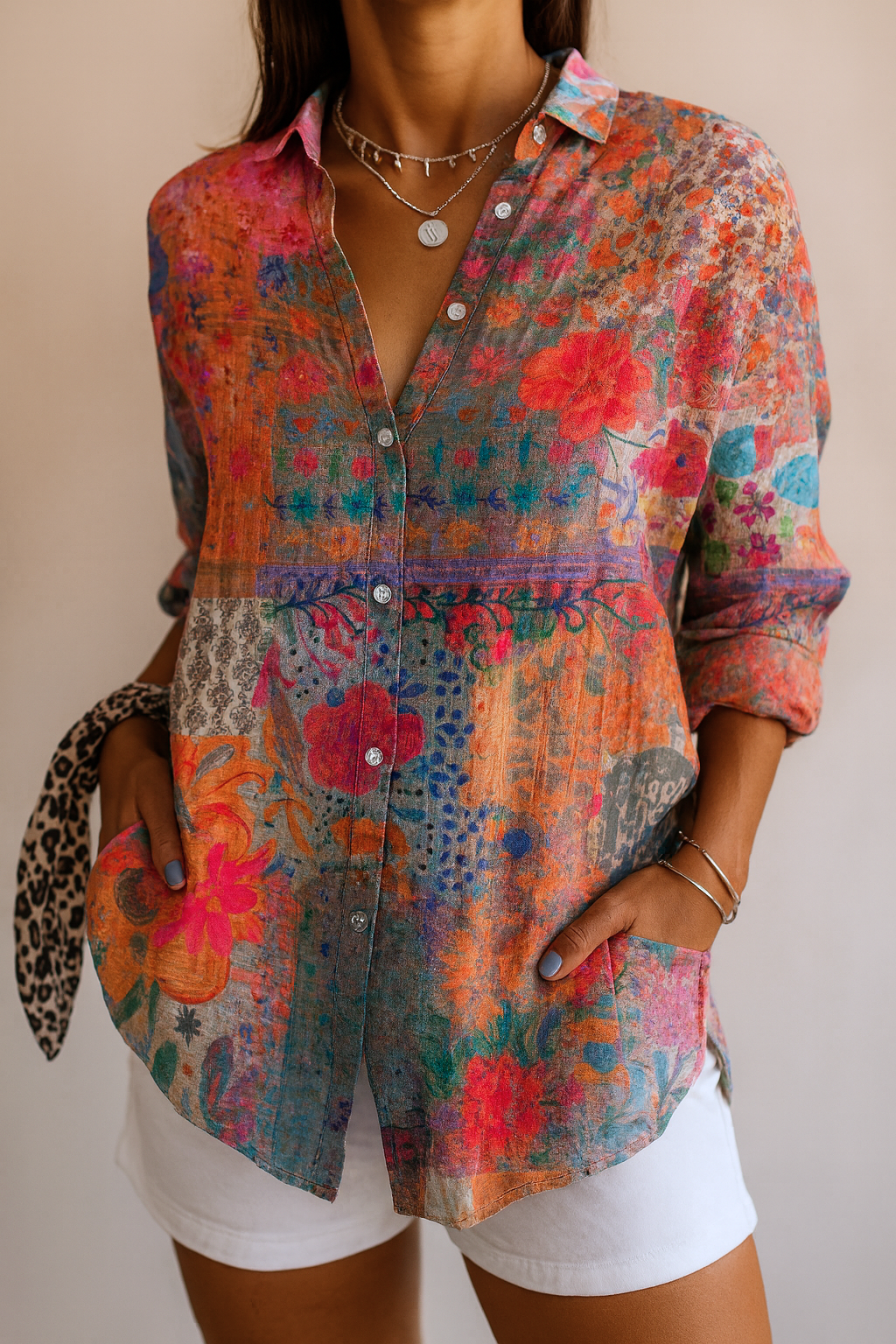 Astra | Blusa a Motivo Colorato