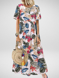 Aviva™ | Vestito Maxi Boho Floreale