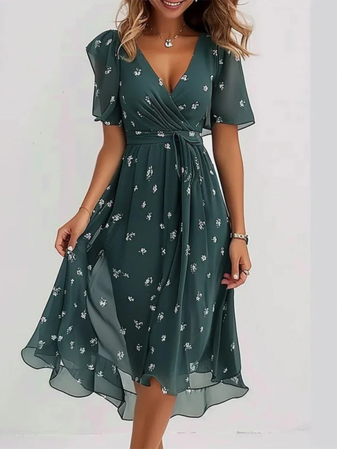 Matilda | Vestido de Verano con Cobertura para el Abdomen