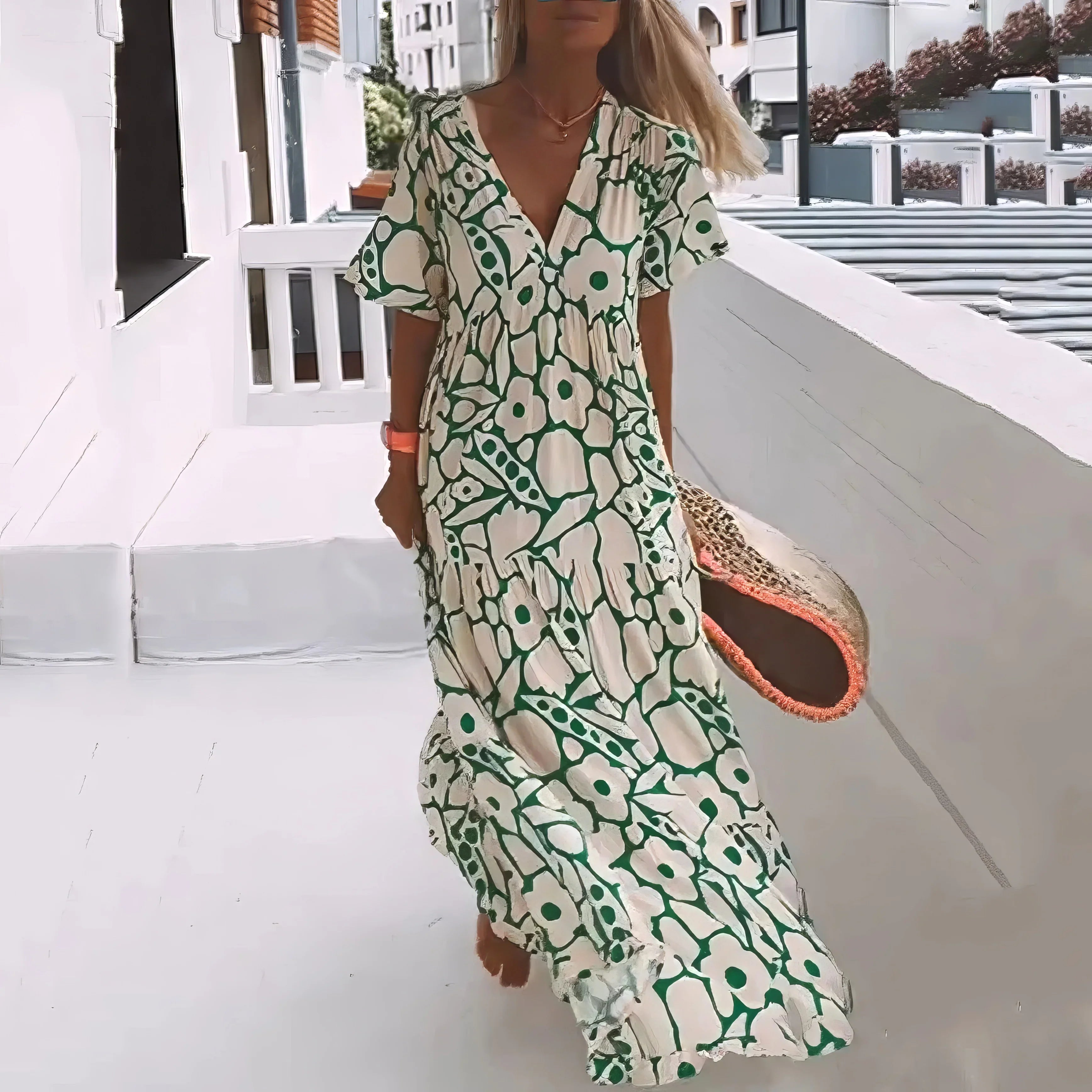 Evania | Vestido Maxi de Elegancia Natural