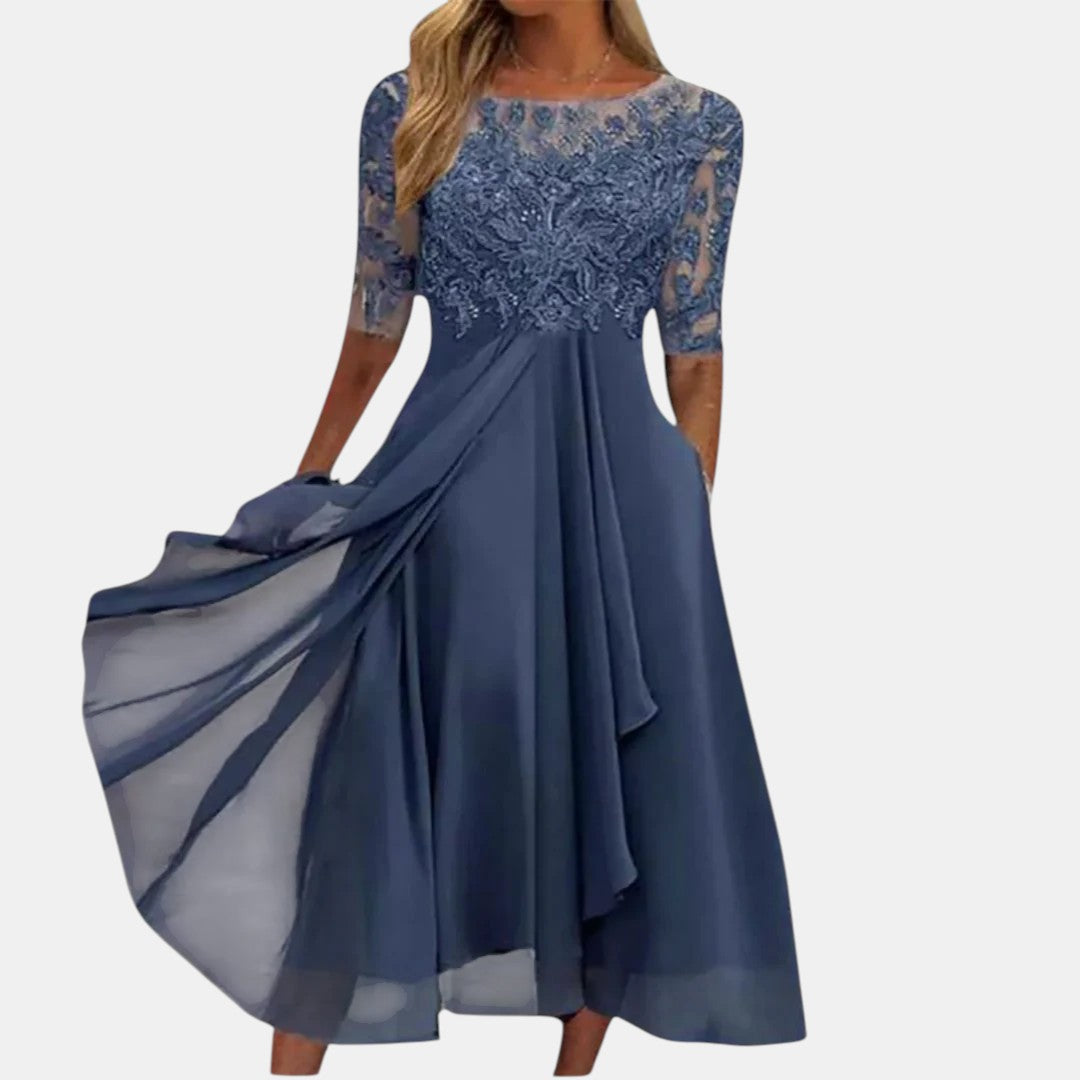 Rhonda™ | Abito Elegante in Pizzo