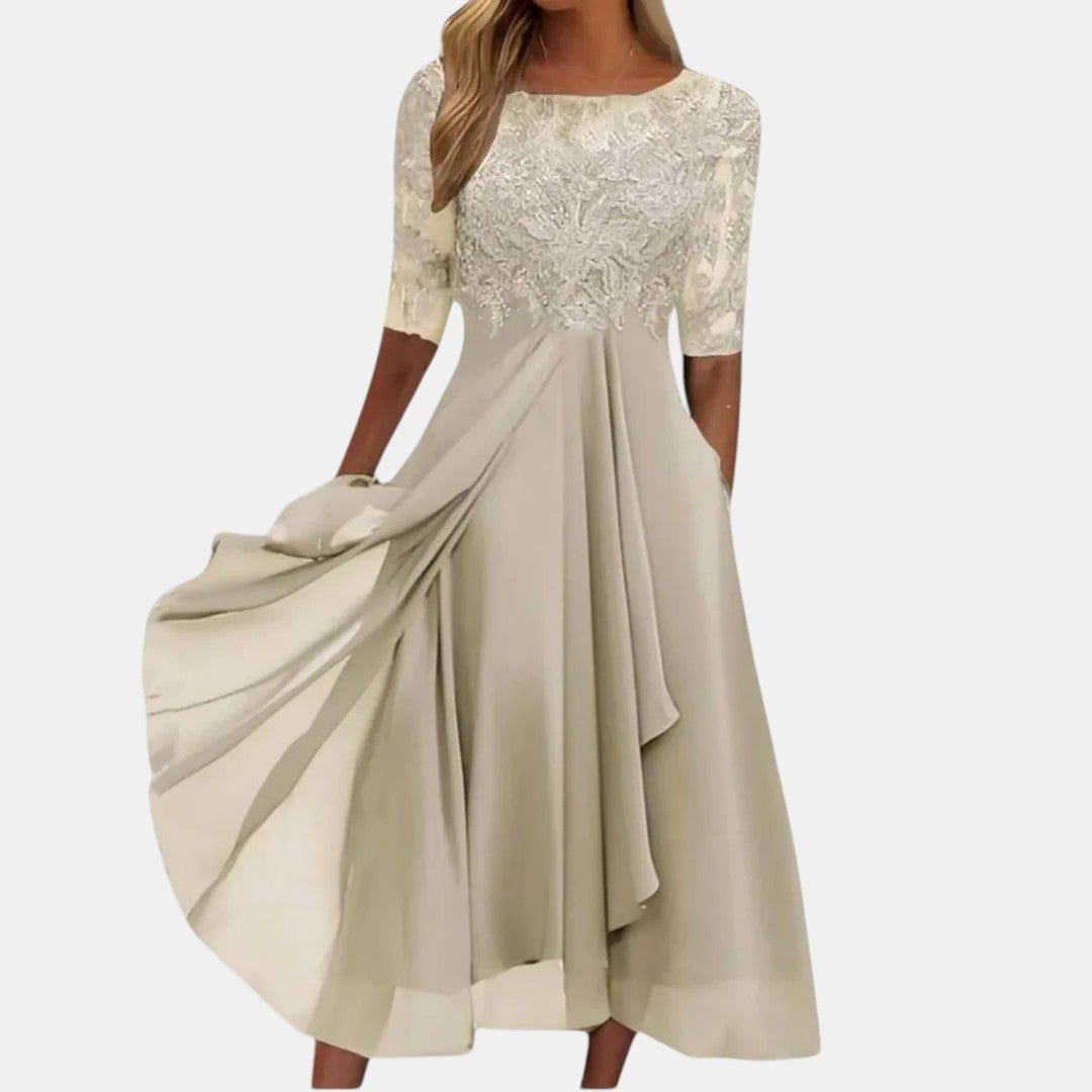 Rhonda™ | Abito Elegante in Pizzo