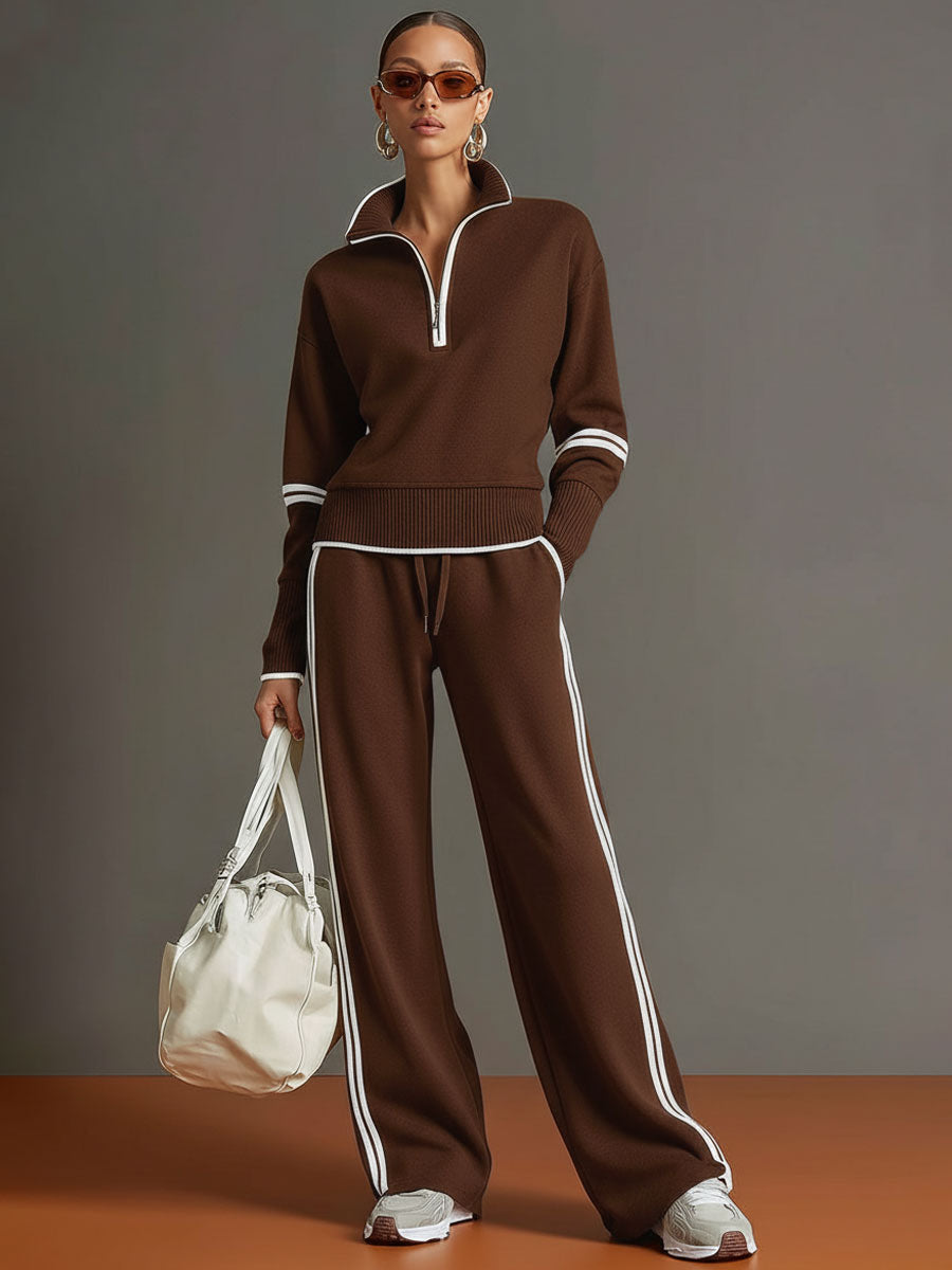 Marietta – blusa e pantaloni a gamba larga