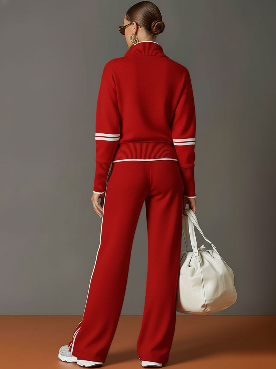 Marietta – blusa e pantaloni a gamba larga