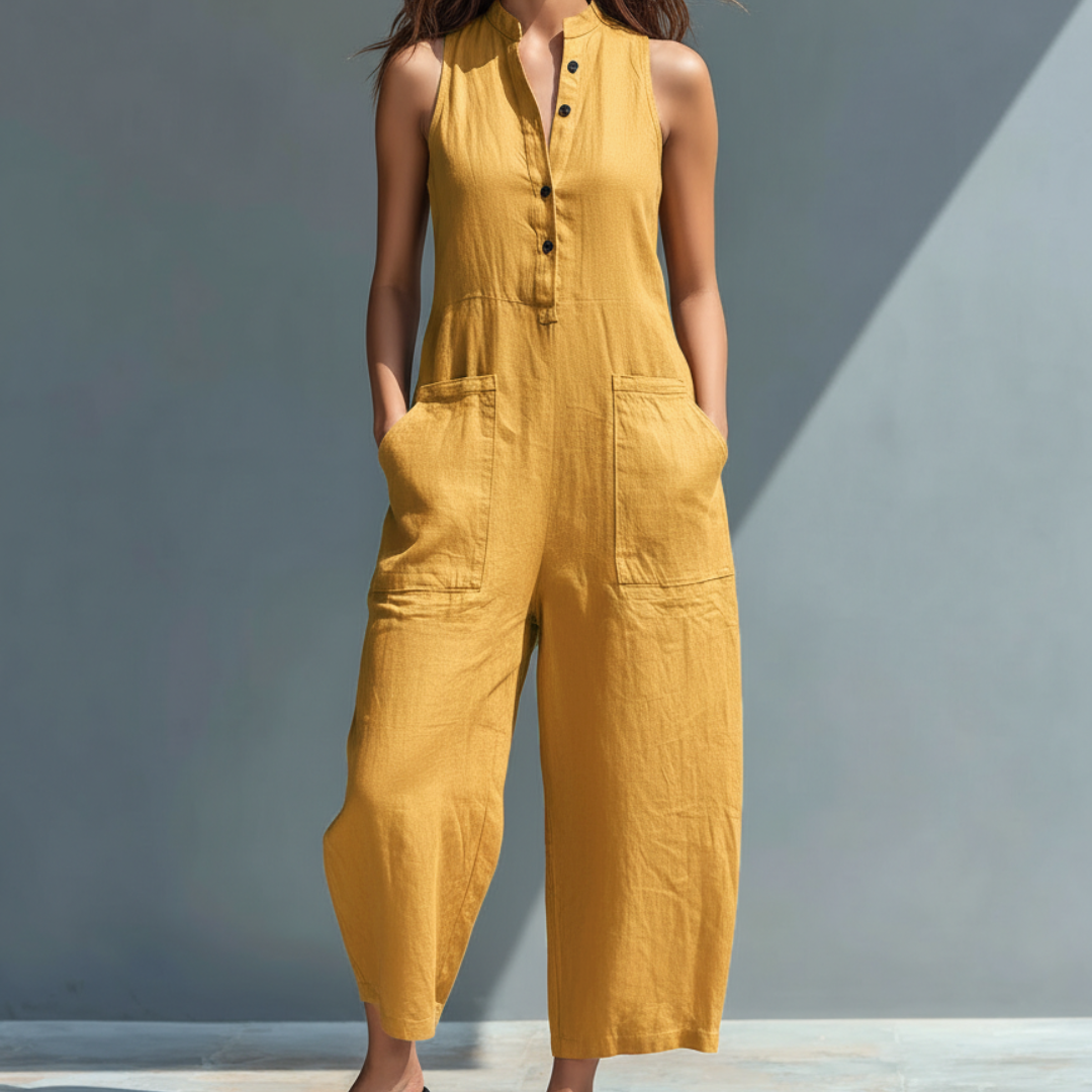 Lucía | Elegante Tuta Senza Maniche