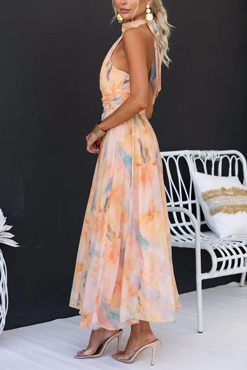 Ava™ – Vestido Maxi con Flores