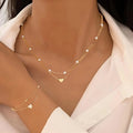 Conjunto de Collar y Pulsera Minimalista Elegante