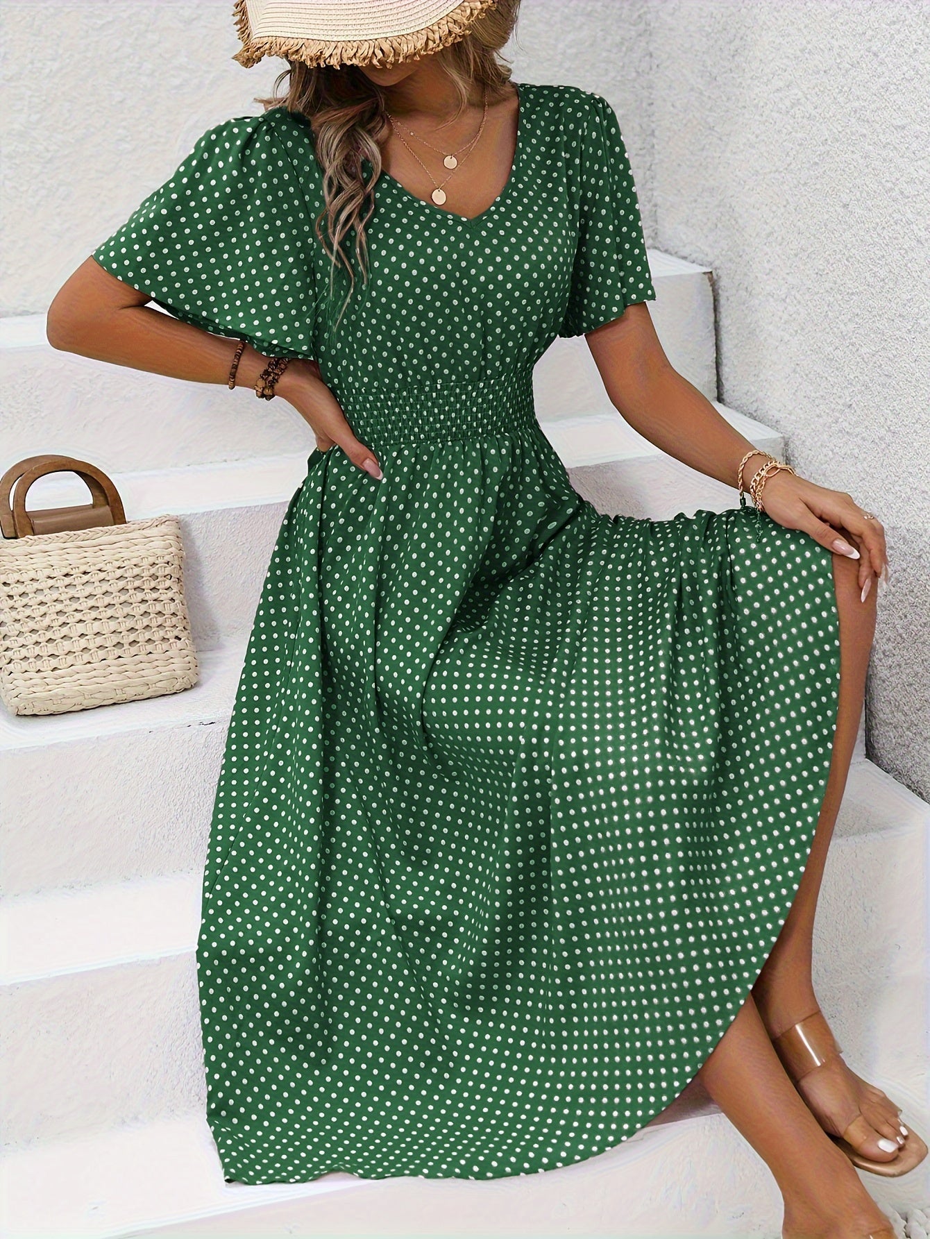 La Scintilla | Abito Elegante Pois Élisa