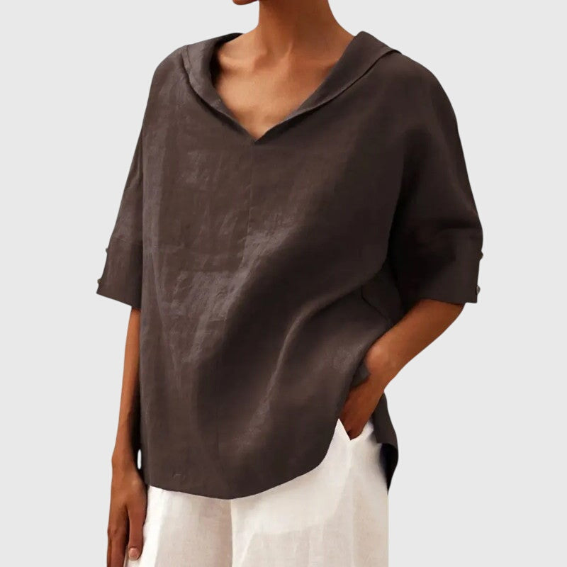 Ayla™ | Blusa - Marrone