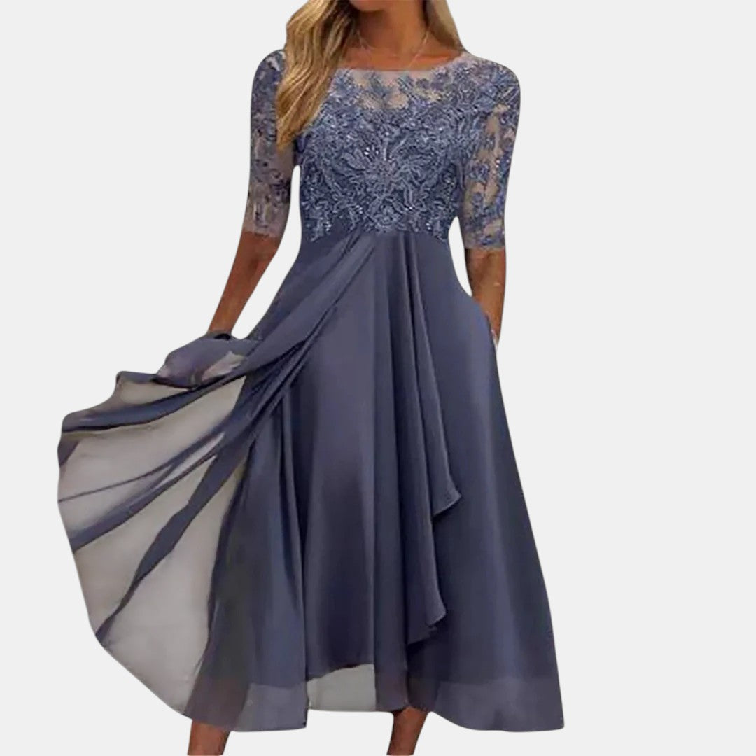 Rhonda™ | Abito Elegante in Pizzo
