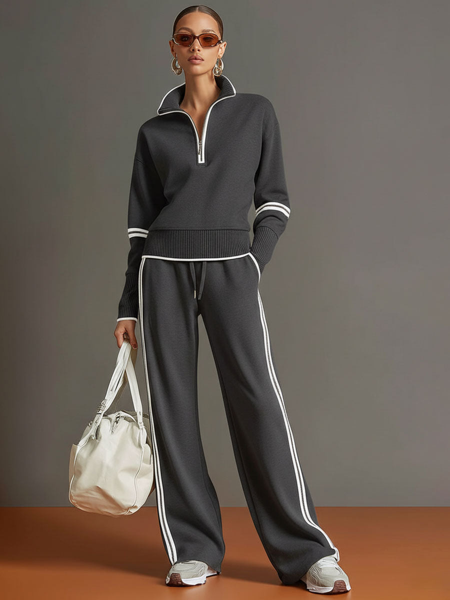 Marietta – blusa e pantaloni a gamba larga