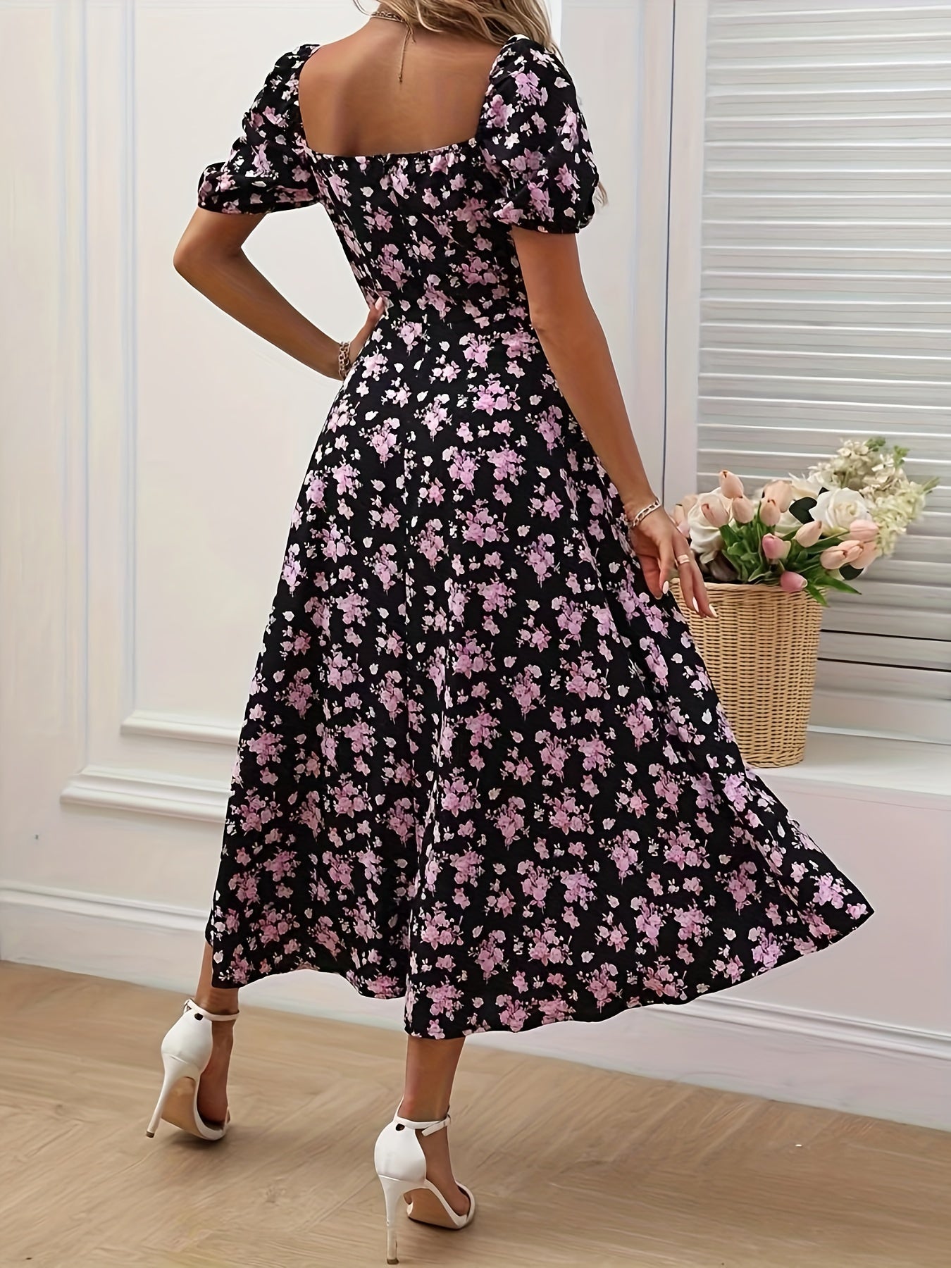 La Scintilla | Abito Elegante Floreale Chloé