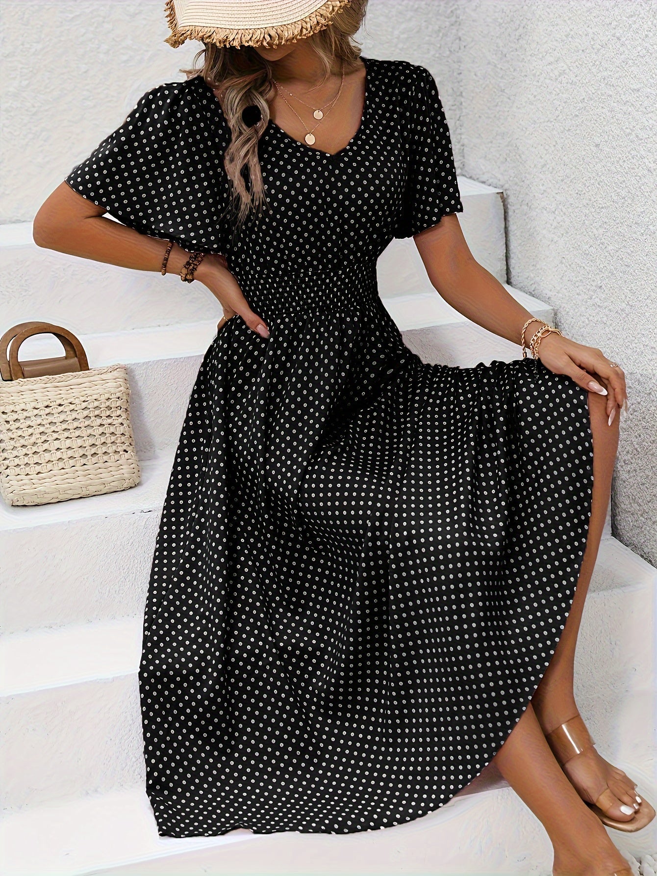 La Scintilla | Abito Elegante Pois Élisa