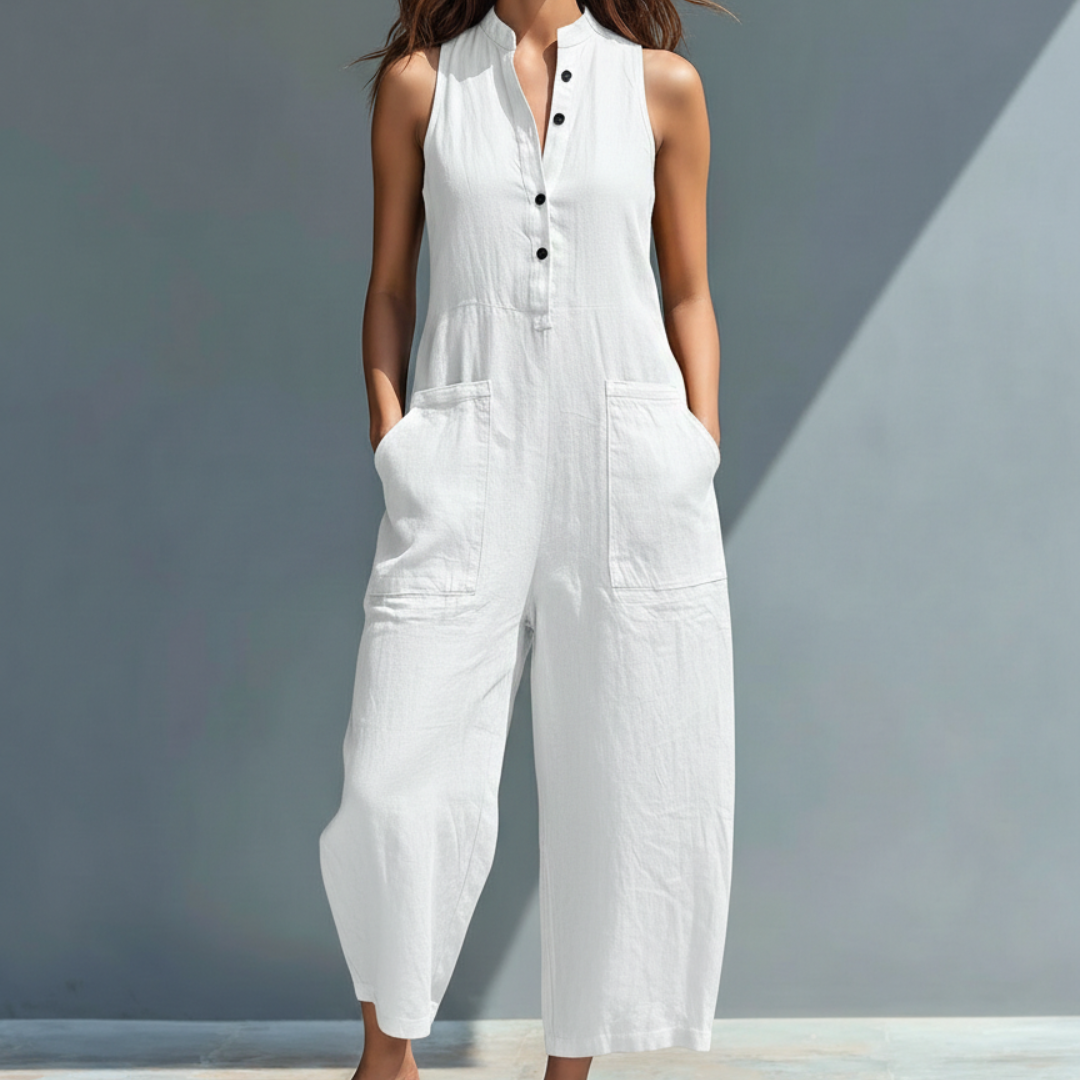 Lucía | Elegante Tuta Senza Maniche