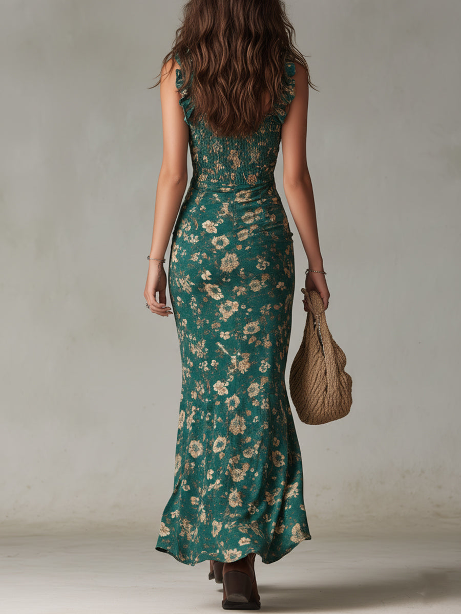 La Scintilla | Abito Elegante Scollo Bohémien Giada
