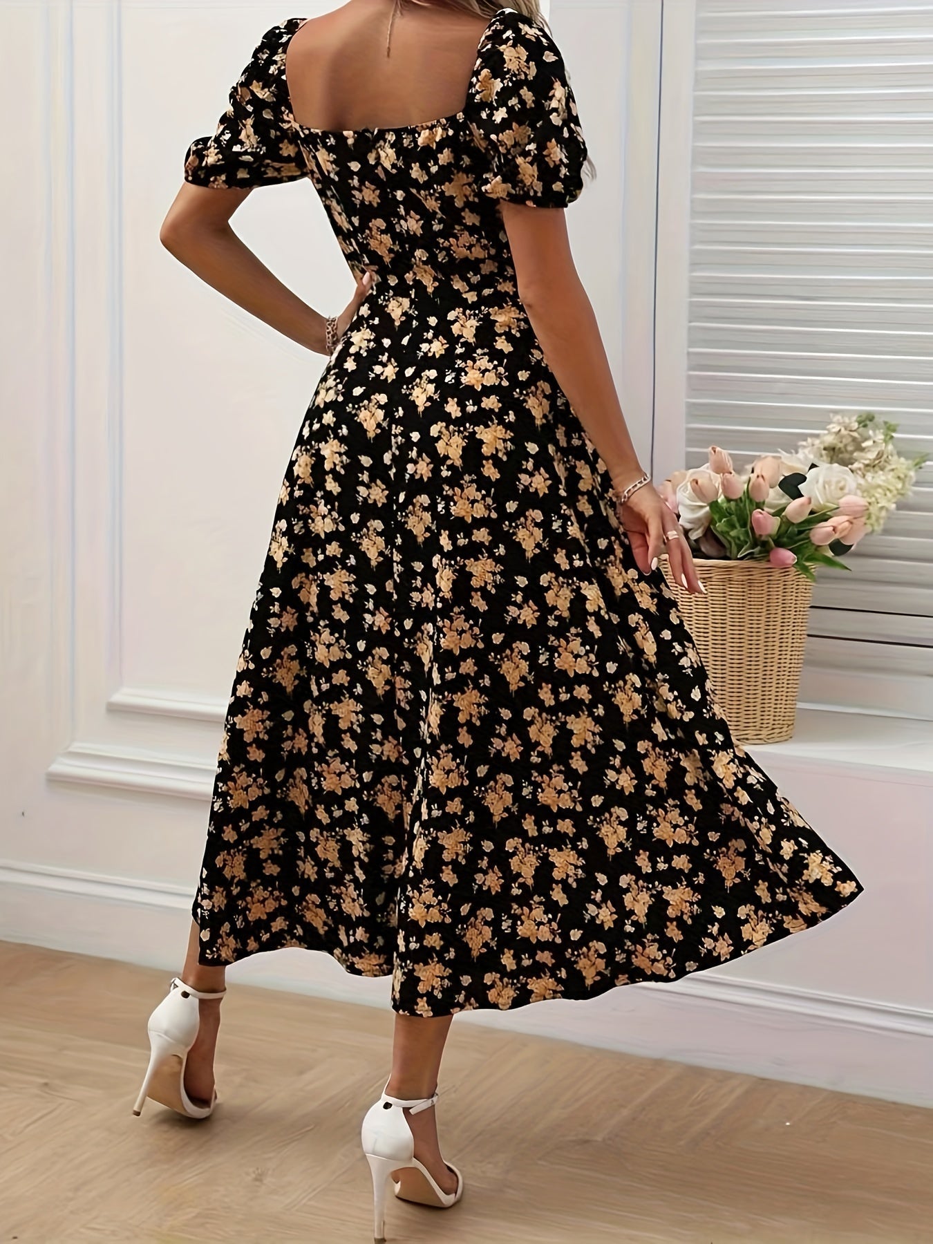 La Scintilla | Abito Elegante Floreale Chloé