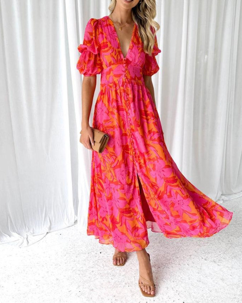 La Scintilla | Abito Maxi Splendore Solare