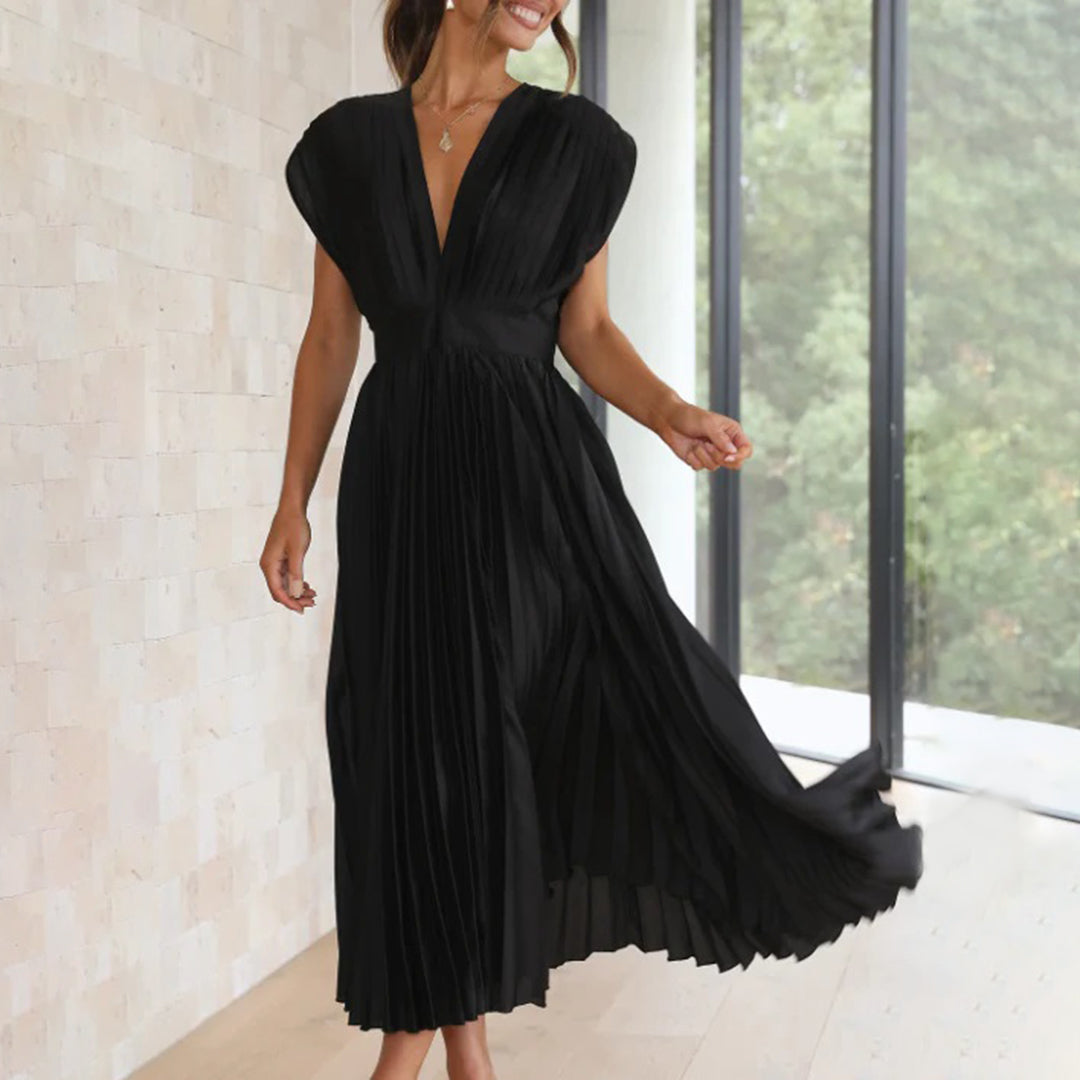 Marni™ | Vestito Midi Plissettato Senza Tempo