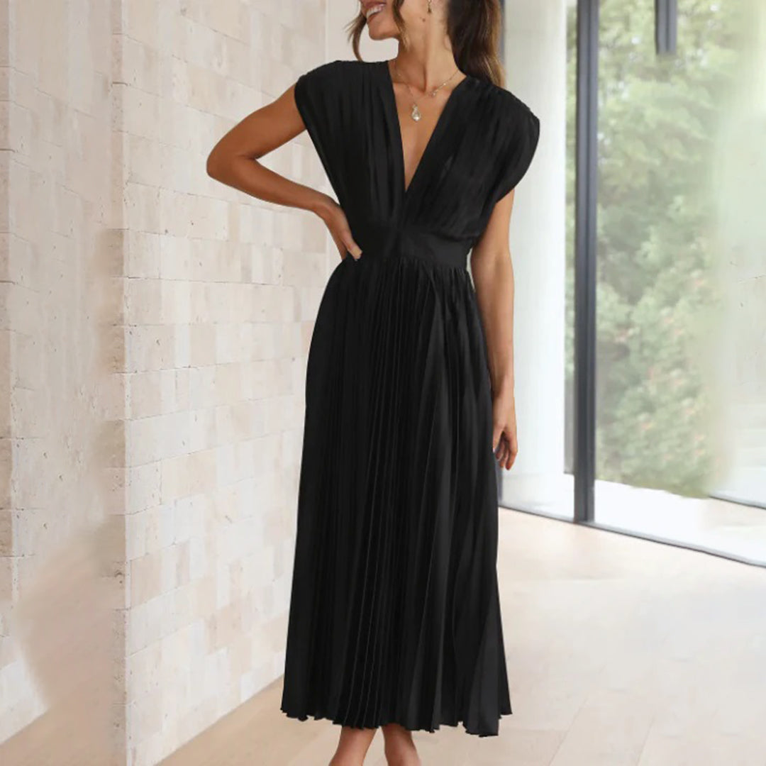 Marni™ | Vestito Midi Plissettato Senza Tempo