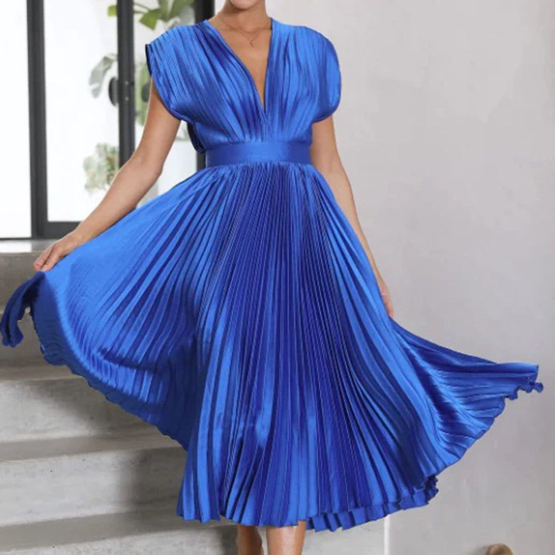 Marni™ | Vestito Midi Plissettato Senza Tempo