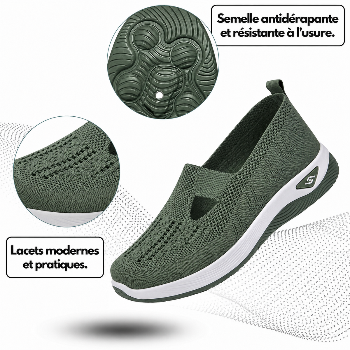 AZELIA™ | Zapatos ortopédicos de tipo slip-on para un confort máximo