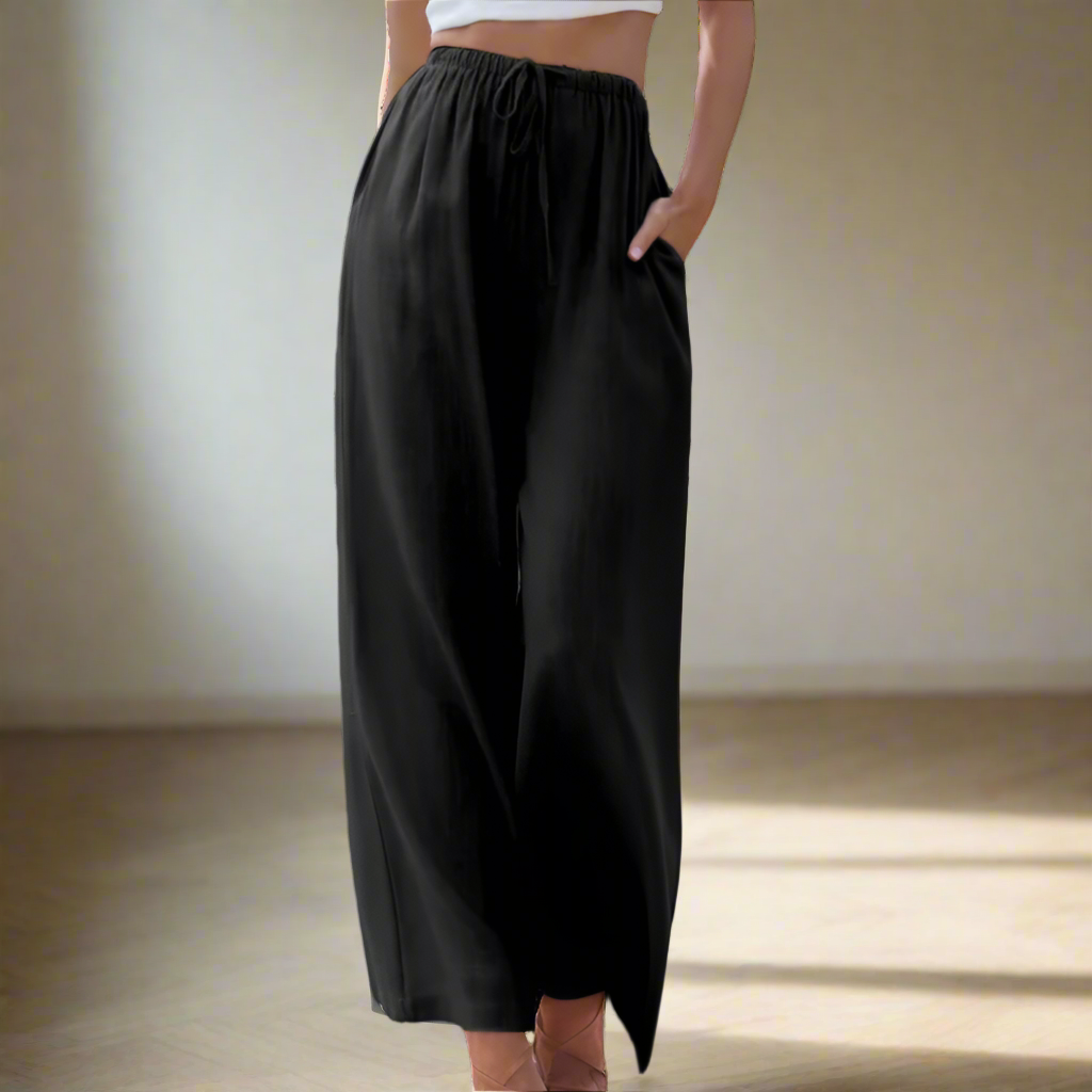 Liam | Pantaloni Estivi a Gamba Larga