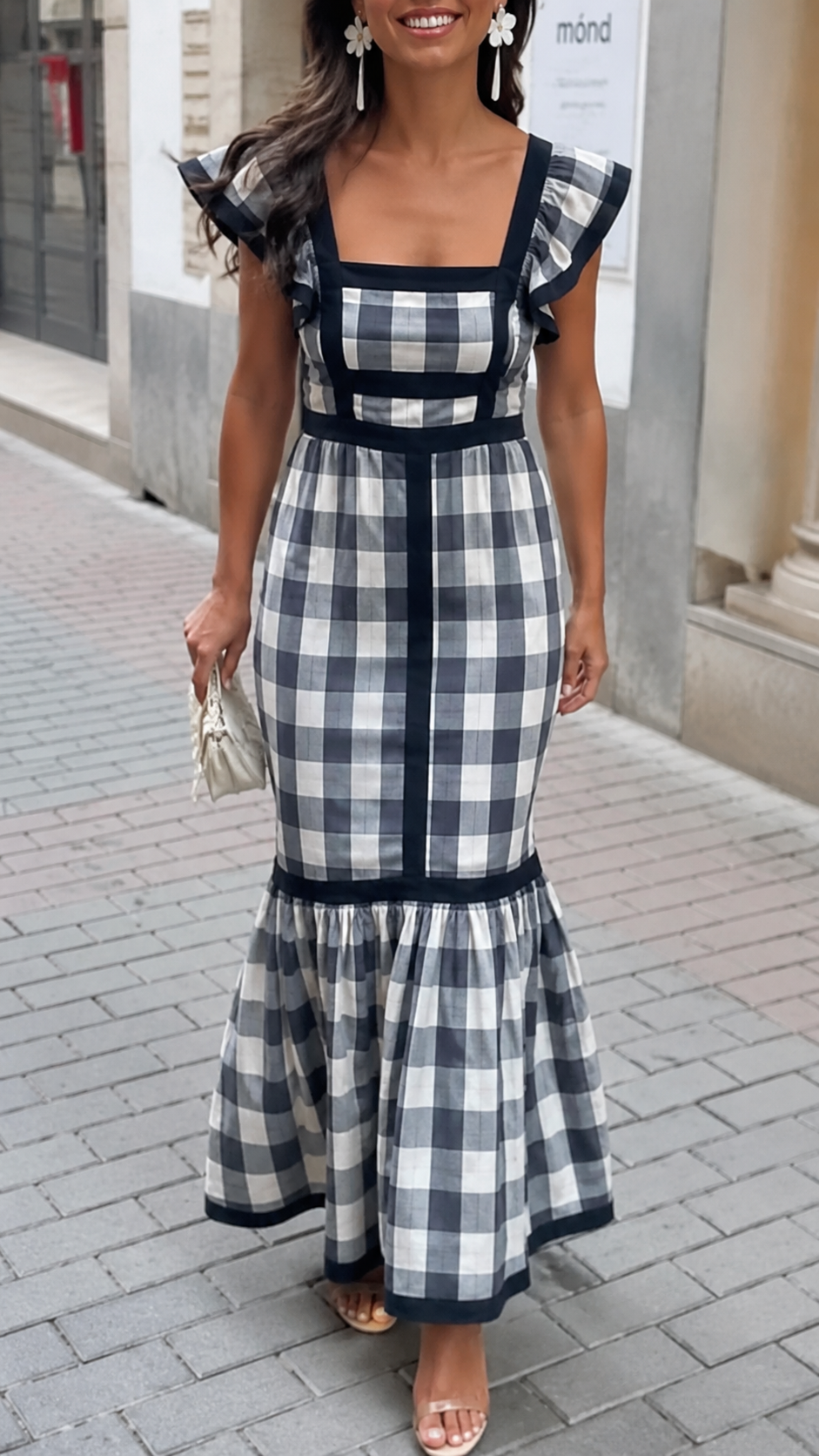 Dianne | Vestido Largo A Rayas