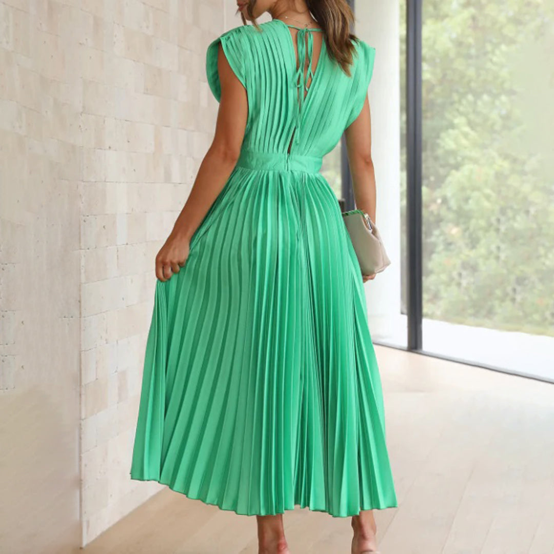 Marni™ | Vestito Midi Plissettato Senza Tempo