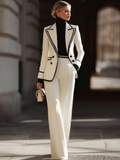 Kaushini | Completo a Due Pezzi con Pantaloni Ampi