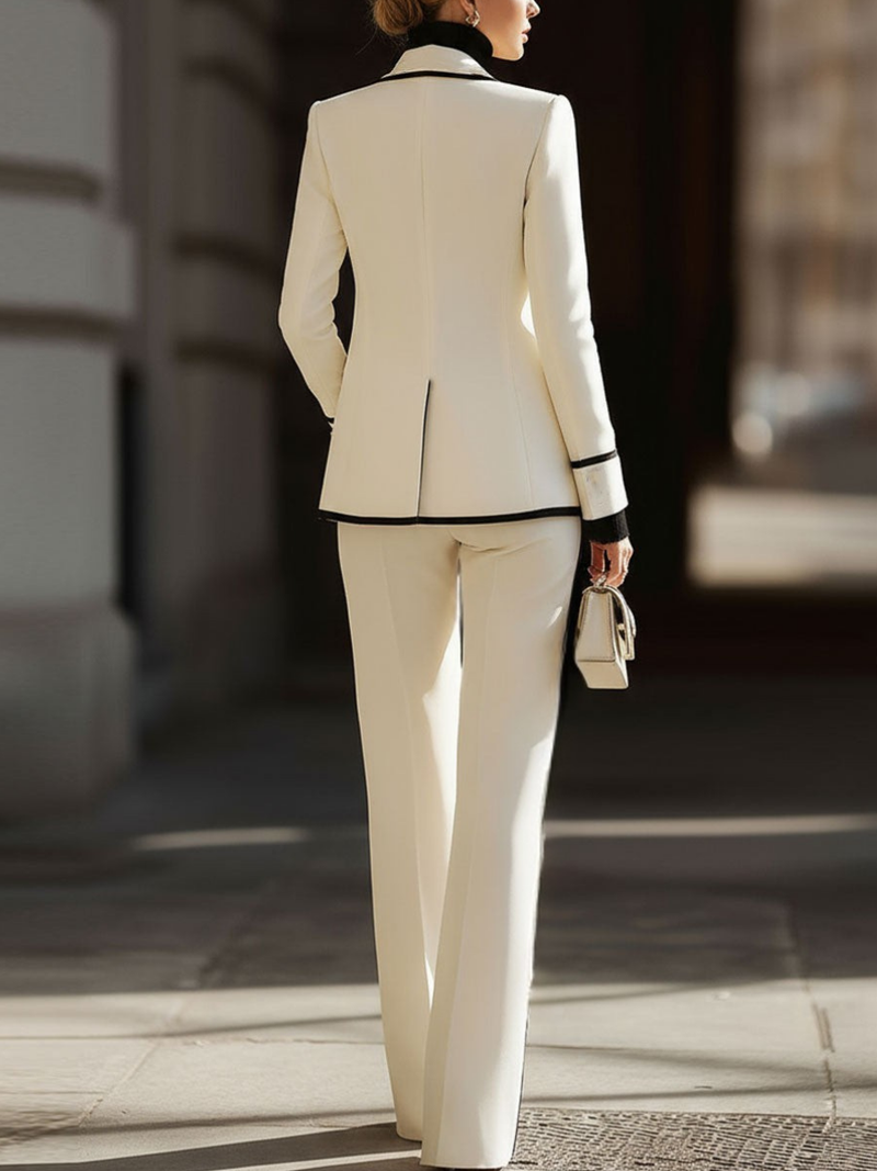 Kaushini | Completo a Due Pezzi con Pantaloni Ampi