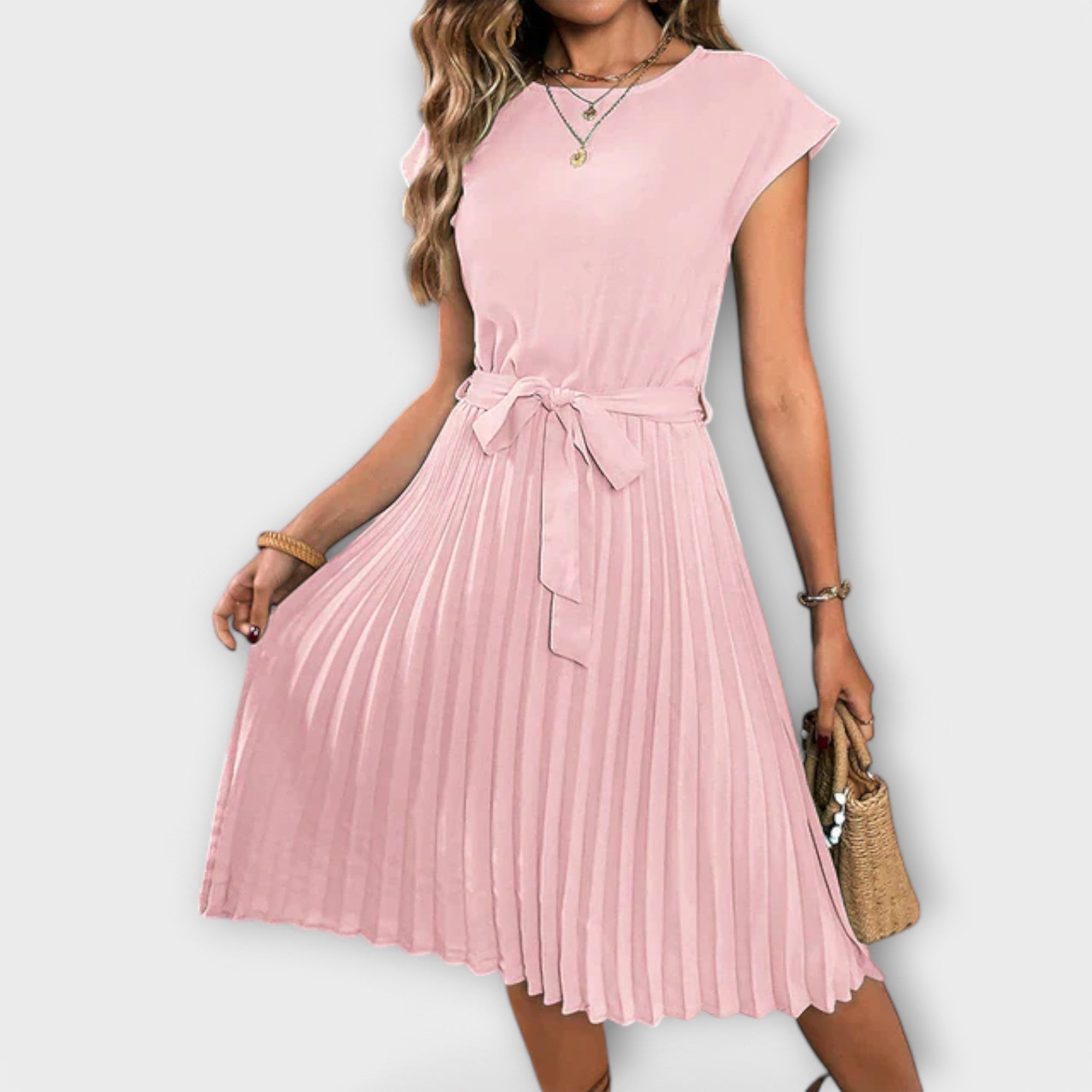 Shira™ | Abito Midi Plissettato Estivo