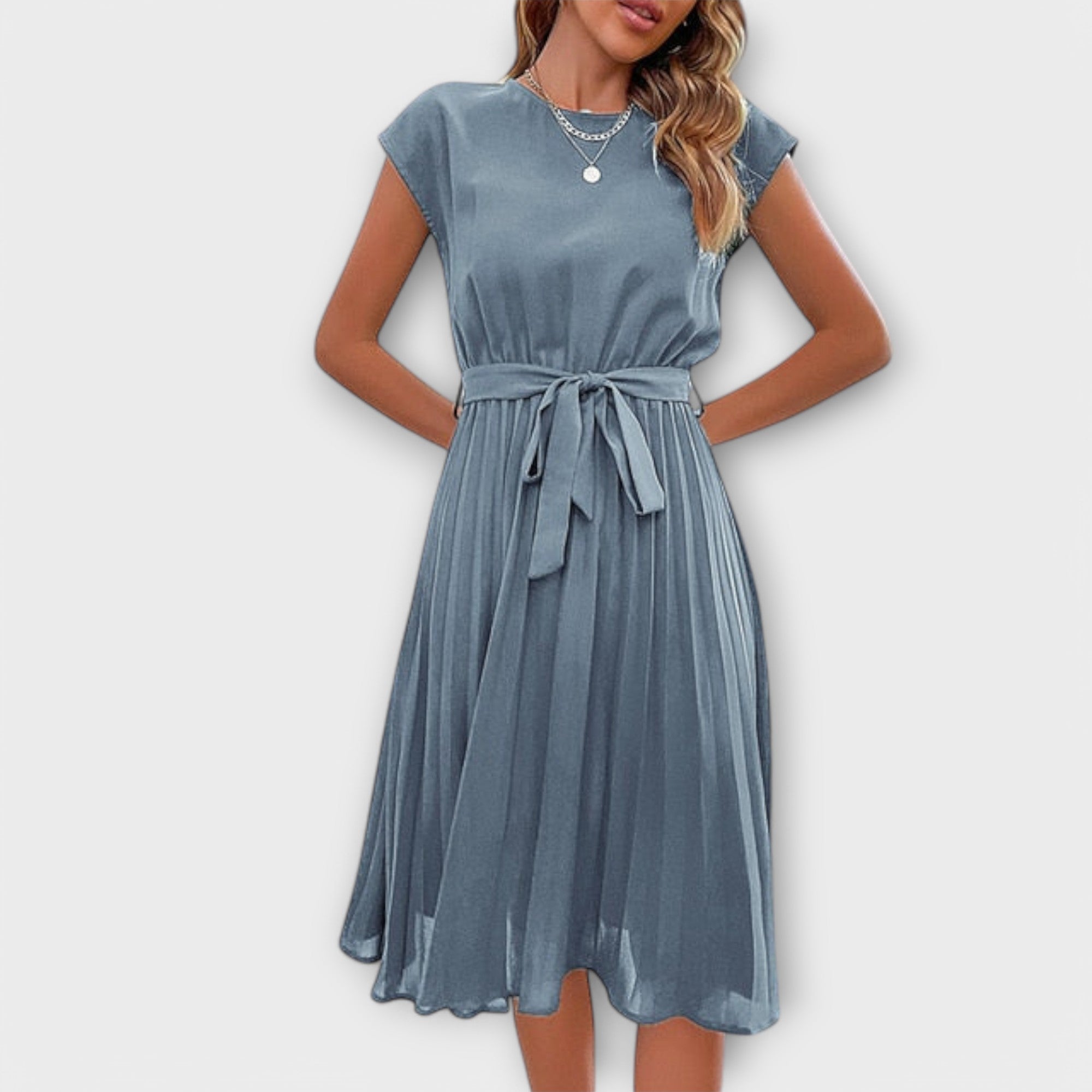 Shira™ | Abito Midi Plissettato Estivo