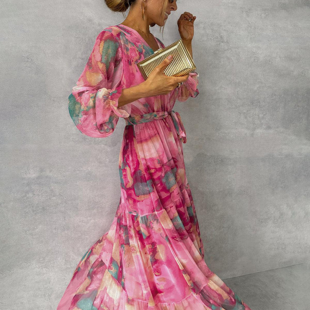 Hazel™ | Vestido cruzado con estampado de flores