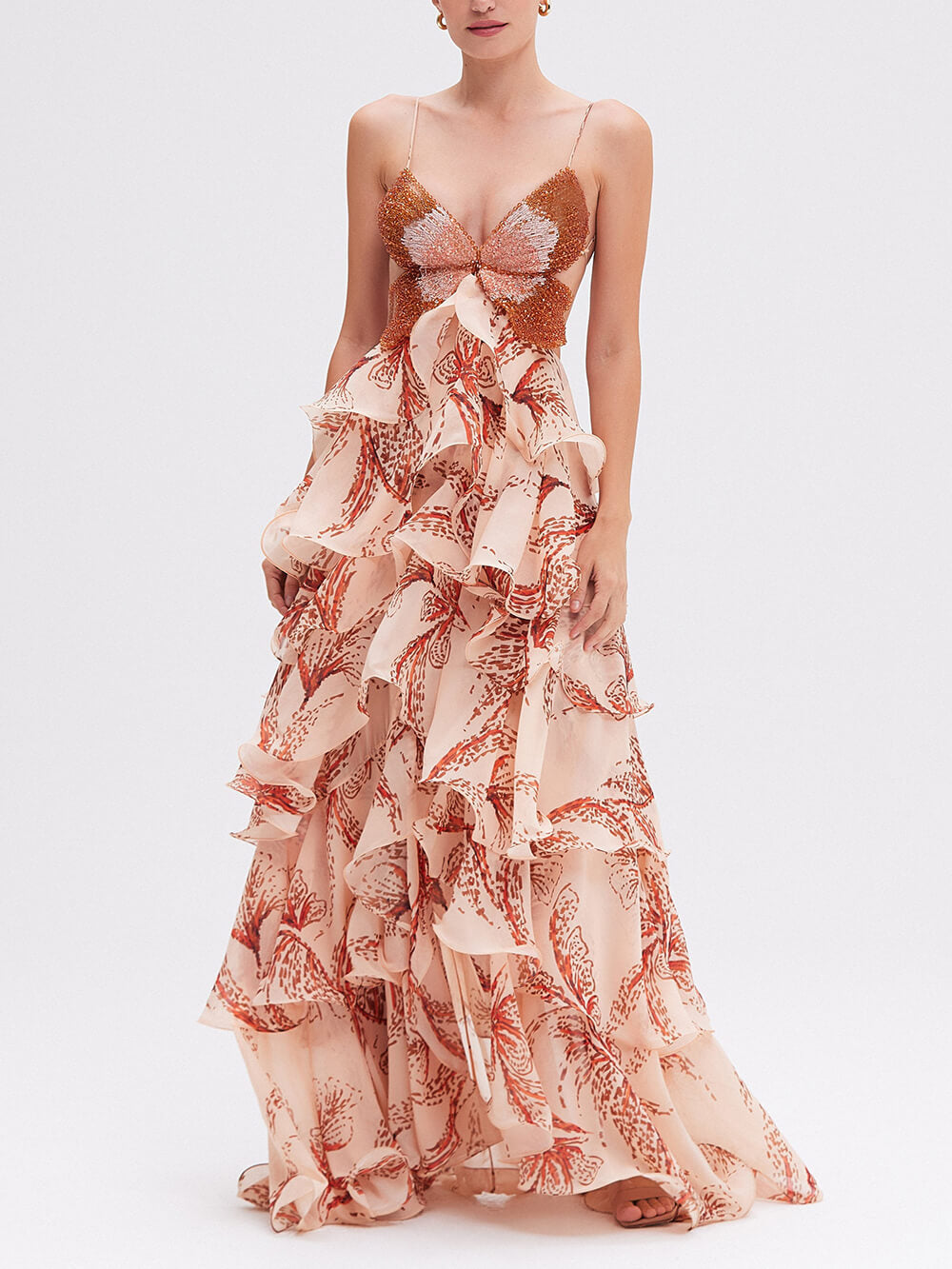 La Scintilla | Abito Maxi Papillon Signature